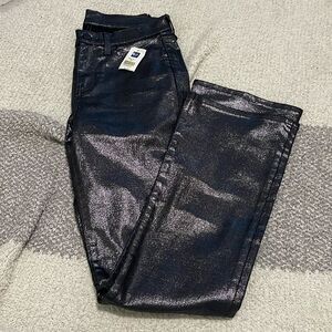 NWT- GAP- 2/26 & 4//27. Metallic Shimmer Baby Boot Jean